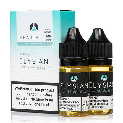 Elysian Salt Series E-Liquid x2-30mL (Salt Nic) | The Nilla with packaging