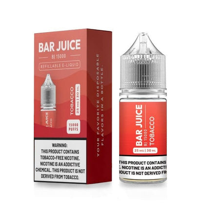 Bar Juice BJ15000 Salt Series E-Liquid 30mL (Salt Nic) | 25mg Tobacco with packaging