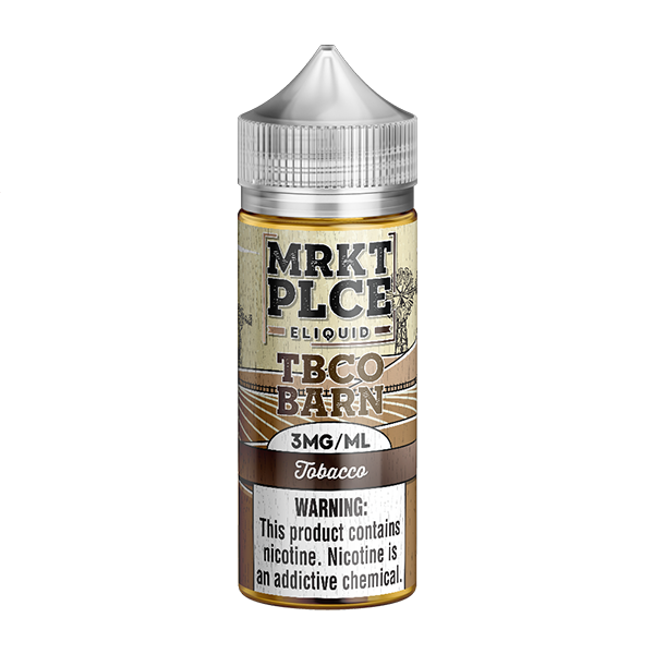 TBCO Barn by MRKT PLCE E-Liquid 0mg | 100mL (Freebase) Tobacco