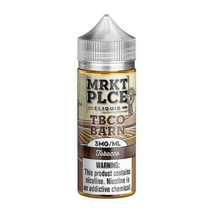 TBCO Barn by MRKT PLCE E-Liquid 0mg | 100mL (Freebase) Tobacco