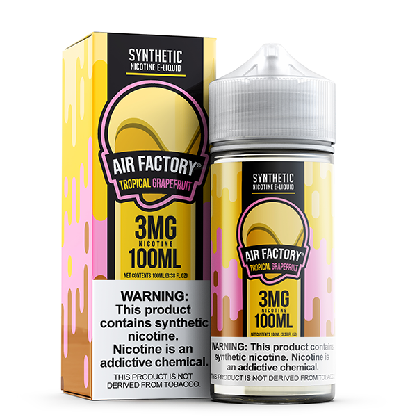 Air Factory TFN Series E-Liquid 100mL (Freebase) | Tropical Grapefruit with packaging