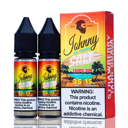 Johnny AppleVapes Salt Series E-Liquid x2-15mL Tropic Sun with packaging