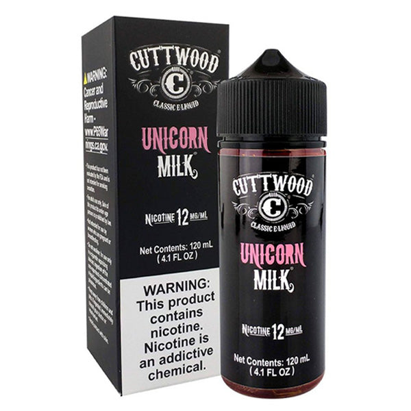 Cuttwood Series E-Liquid 120m Unicorn Milk with packaging