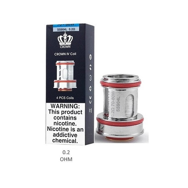 Uwell Crown 4 Replacement Coils (Pack of 4)