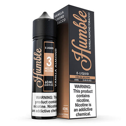 Humble Series E-Liquid 60mL (Freebase) Vanilla Almond Tobacco with Packaging