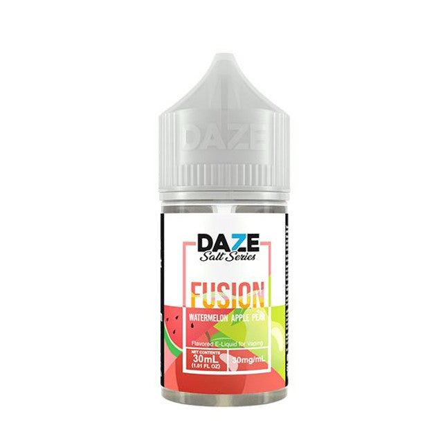 7Daze Fusion Salt Series E-Liquid 30mL (Salt Nic) Watermelon Apple Pear