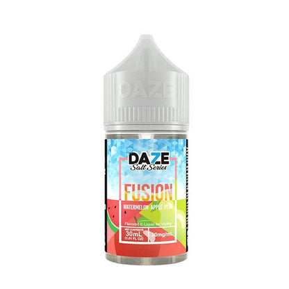 7Daze Fusion Salt Series E-Liquid 30mL (Salt Nic) Watermelon Apple Pear Iced