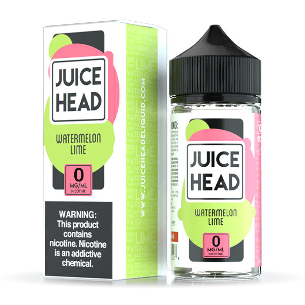 Juice Head Series E-Liquid 3mg | 100mL (Freebase) Watermelon Lime with Packaging