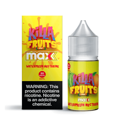 Killa Fruits Max TFN Salt Series E-Liquid 30mL (Salt Nic) | Watermelon Nectarine with packaging