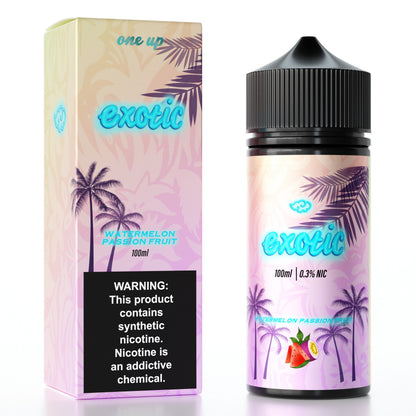 One Up TFN E-Liquid 100mL (Freebase) | Watermelon Passion Fruit With Packaging