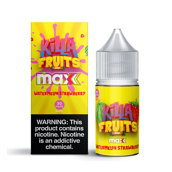 Killa Fruits Max TFN Salt Series E-Liquid 30mL (Salt Nic) | Watermelon Strawberry with packaging