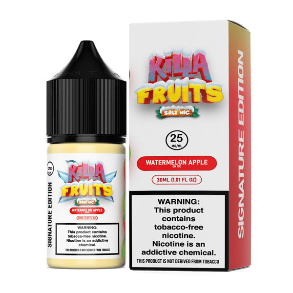 Killa Fruits Signature TFN Series E-Liquid 100mL (Freebase) | Watermelon Apple on Ice with packaging