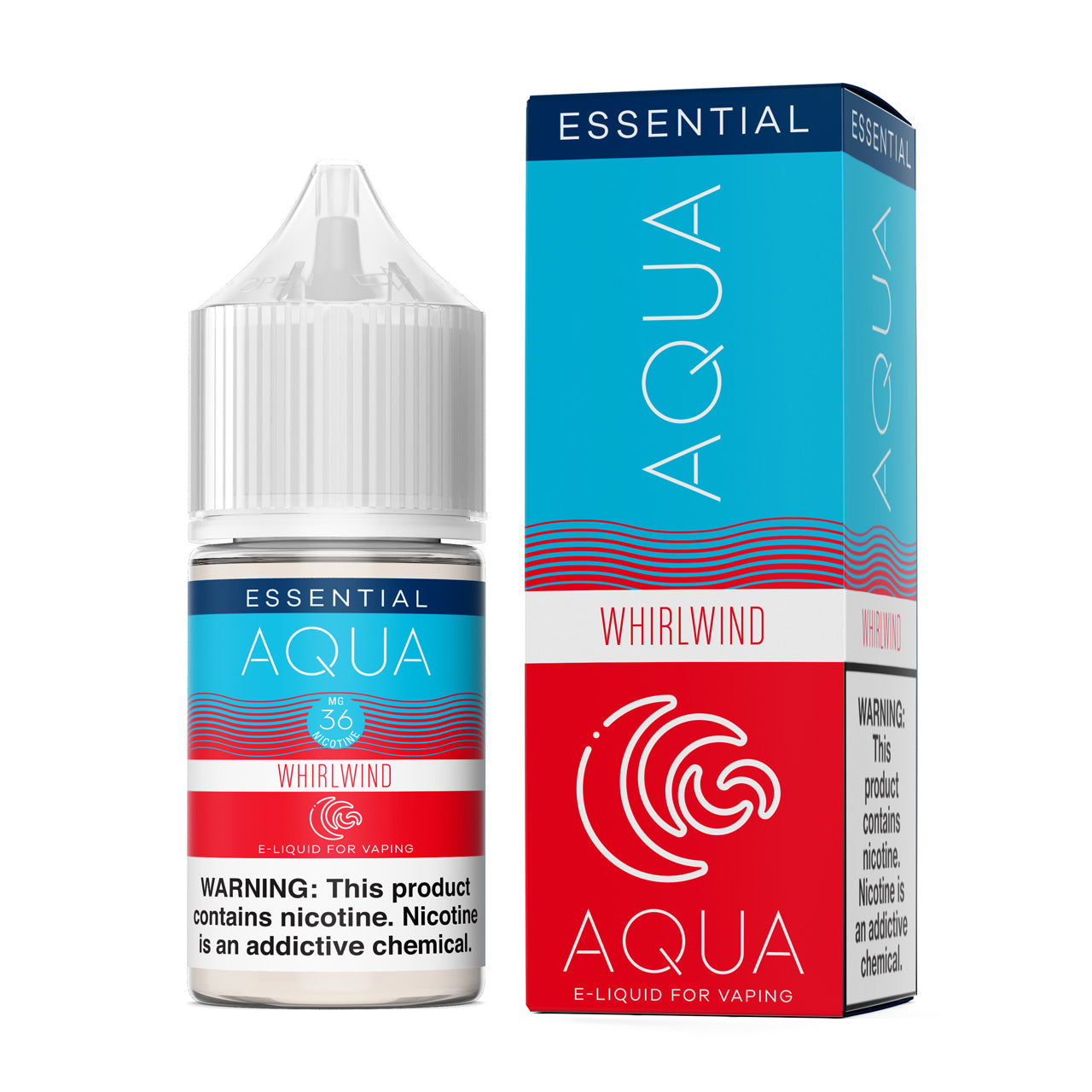 Aqua Salt Series E-Liquid 30mL (Salt Nic) | Whirlwind with packaging