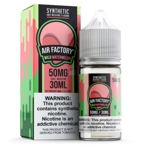 Air Factory TFN Salt Series E-Liquid 30mL (Salt Nic) | 50mg Wild Watermelon with Packaging