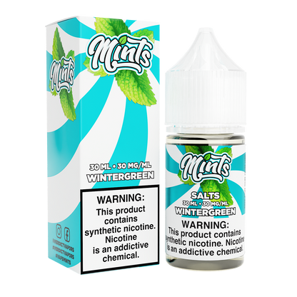 Mints Salt Series E-Liquid 30mL | Wintergreen with packaging